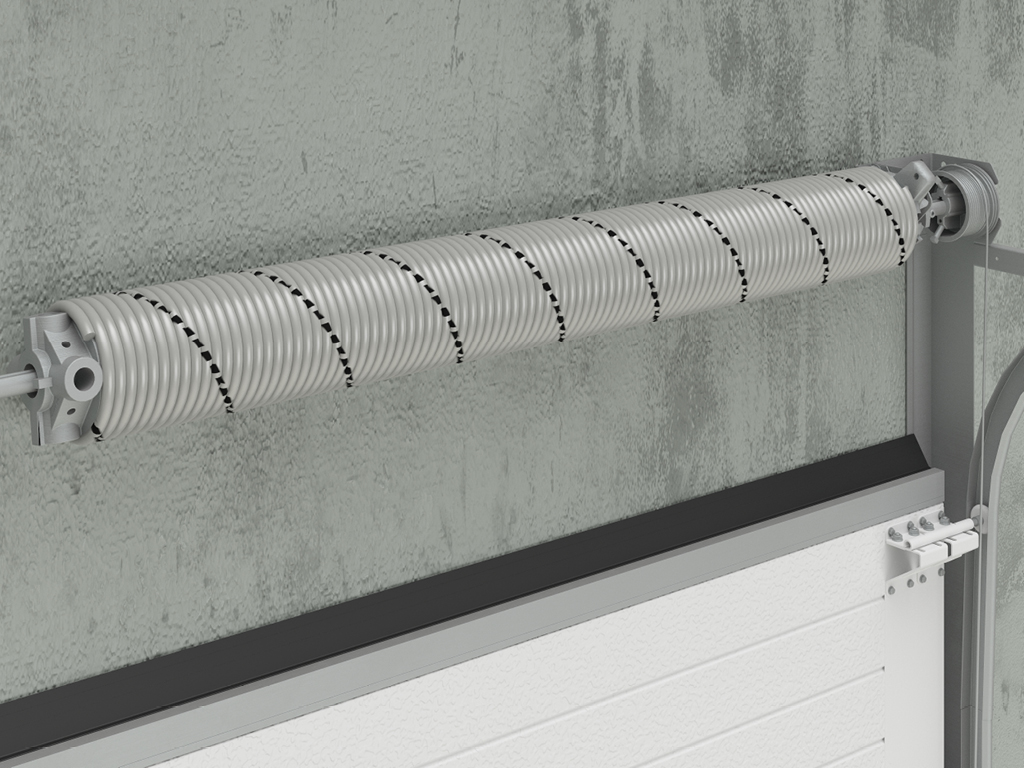 平衡扭簧及軸部分 美高電動(dòng)提升門(mén)看得見(jiàn)的好品質(zhì)插圖